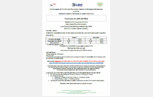 Concours en salle 2x18 Montigny le Bretonneux