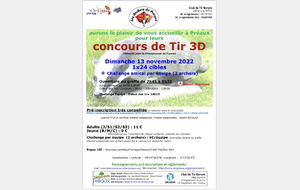 Concours 3D Préaux du 13/11/2022