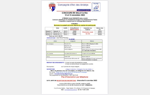 Concours salle 2x18m Les Andelys