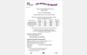 Concours salle 2x18m Bernay