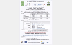 Concours salle 2x18m Conche en Ouche