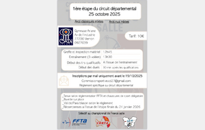 1ere étape circuit départemental Vernon