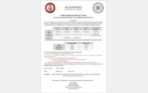 concours TAE à Banvou